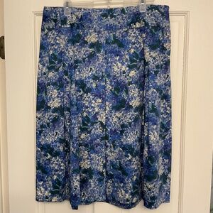 NWOT Talbots Cotton Sateen Pleated Skirt